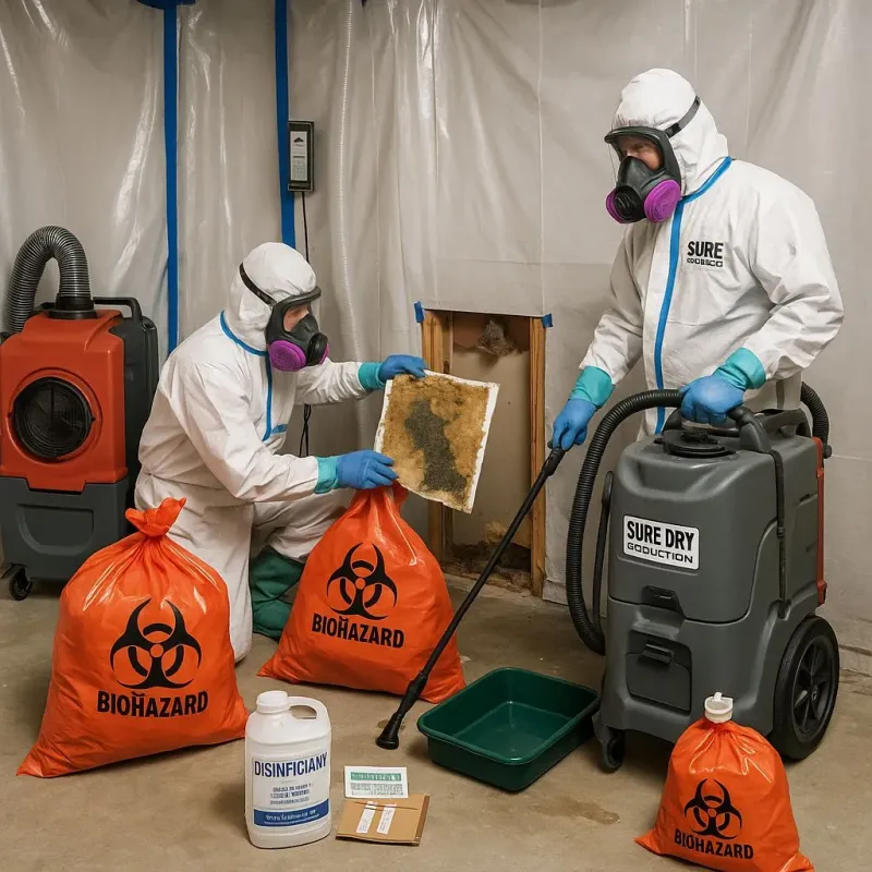 Contaminated Water Handling Protocols process in North Olmsted, OH