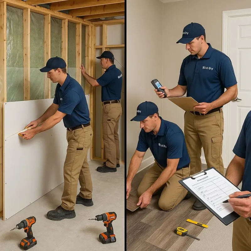 Repairs and Reconstruction process in North Olmsted, OH